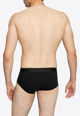 Dolce & Gabbana Tri-Color Emblem Stretch Briefs Black M3C03J ONN94-N0000