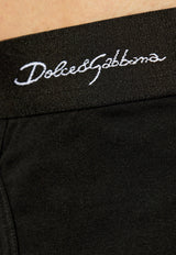 Dolce & Gabbana Logo Signature Stretch Boxers Black M4F39J ONR21-N0000