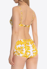 Dolce & Gabbana Majolica Print Bikini Yellow O8A27J ONR14-H45DQ