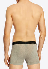 Tom Ford Logo Jacquard Boxer Briefs - Set of 2 Grey T4XC31410 0-020