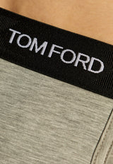 Tom Ford Logo Jacquard Boxer Briefs - Set of 2 Grey T4XC31410 0-020