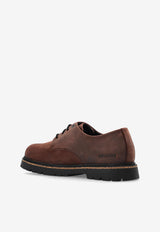 Birkenstock Highwood Leather Derby Shoes Brown 1028093 0-HABANA