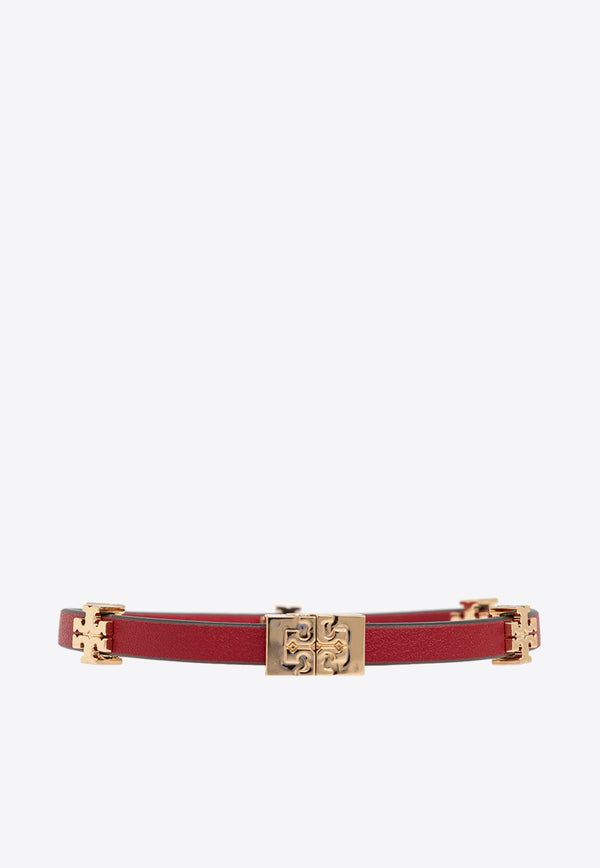 Tory Burch Eleanor Bio Logo Plaque Bracelet Red 160150 0-600