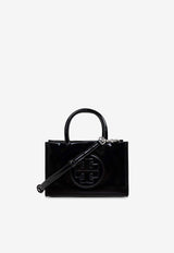 Tory Burch Mini Ella Patent Leather Tote Bag Black 161878 0-001