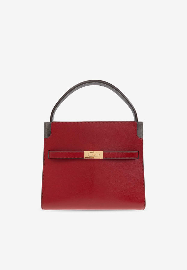 Tory Burch Small Lee Radziwill Top Handle Bag Red 162238 0-600