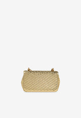 Tory Burch Mini Kira Metallic Crossbody Bag in Quilted Leather Gold 161916 0-700