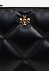 Kira Quilted Leather Pouch Bag