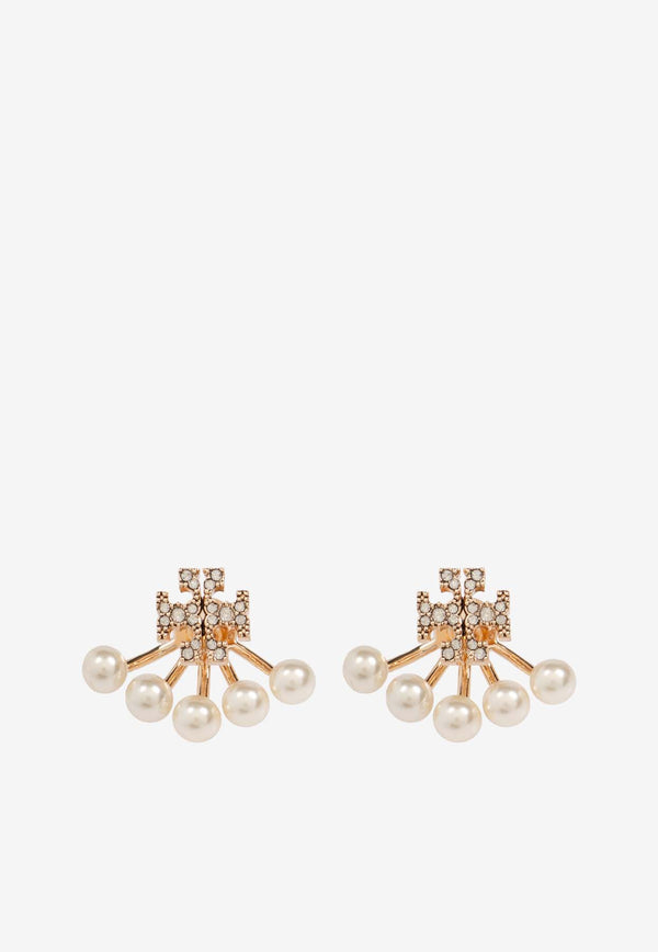 Tory Burch Kira Pearl Stud Earrings Gold 163695 0-782