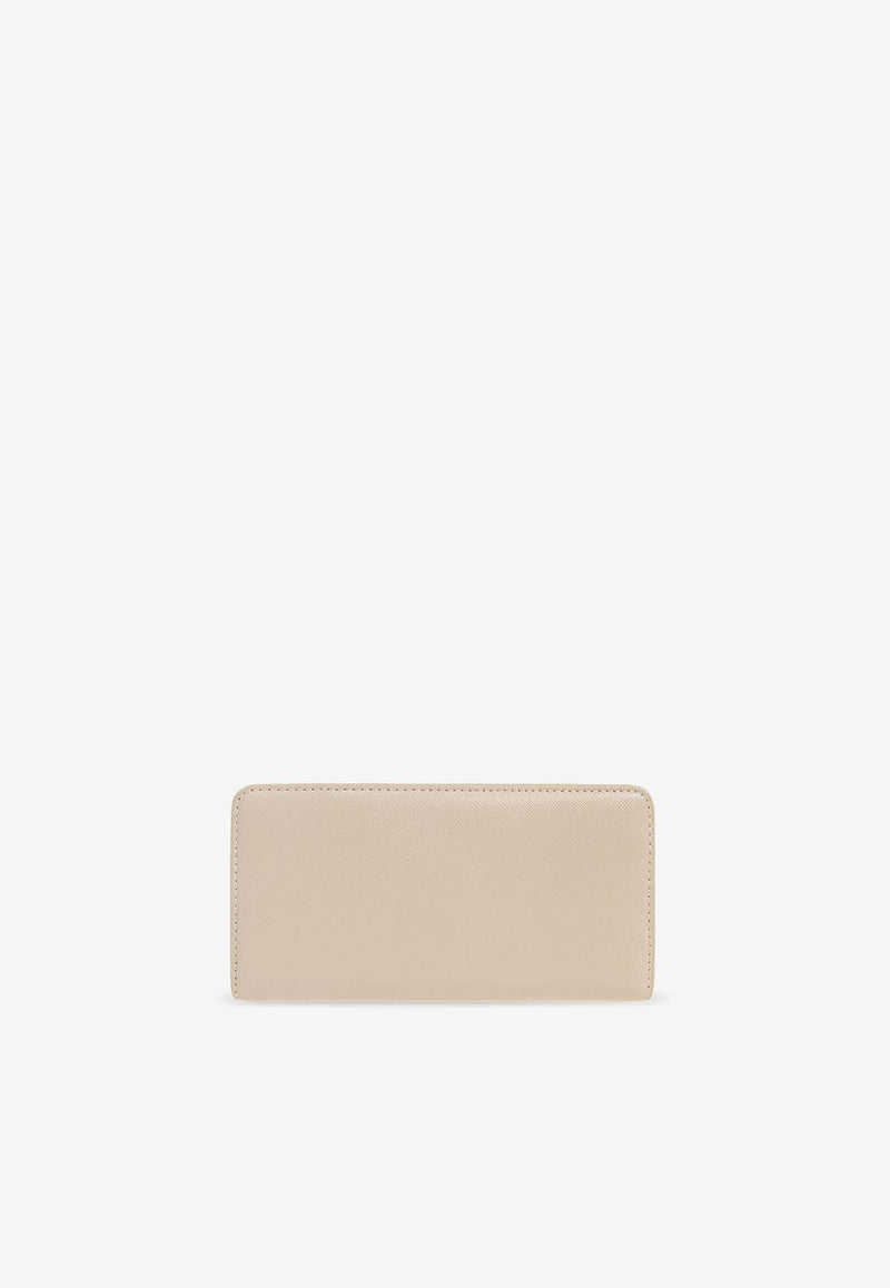 Marc Jacobs The Utility Snapshot Leather Long Wallet Beige 2F3SMP059S07 0-241