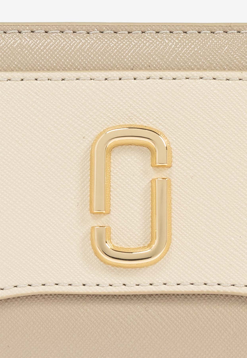 Marc Jacobs The Utility Snapshot Leather Long Wallet Beige 2F3SMP059S07 0-241