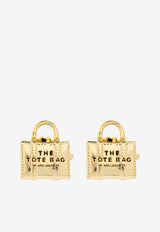 Marc Jacobs The Tote Bag Stud Earrings Gold 2P4JER001J86 0-970