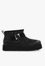 Tory Burch Mellow Studded Platform Ankle Boots Black 165420 0-006