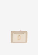 Marc Jacobs Mini Utility Snapshot Leather Compact Wallet Beige 2F3SMP062S07 0-241