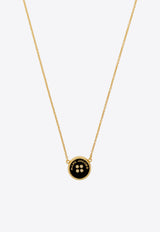 The Button Pendant Chain Necklace 2R4JNC001J38 0-972 Gold