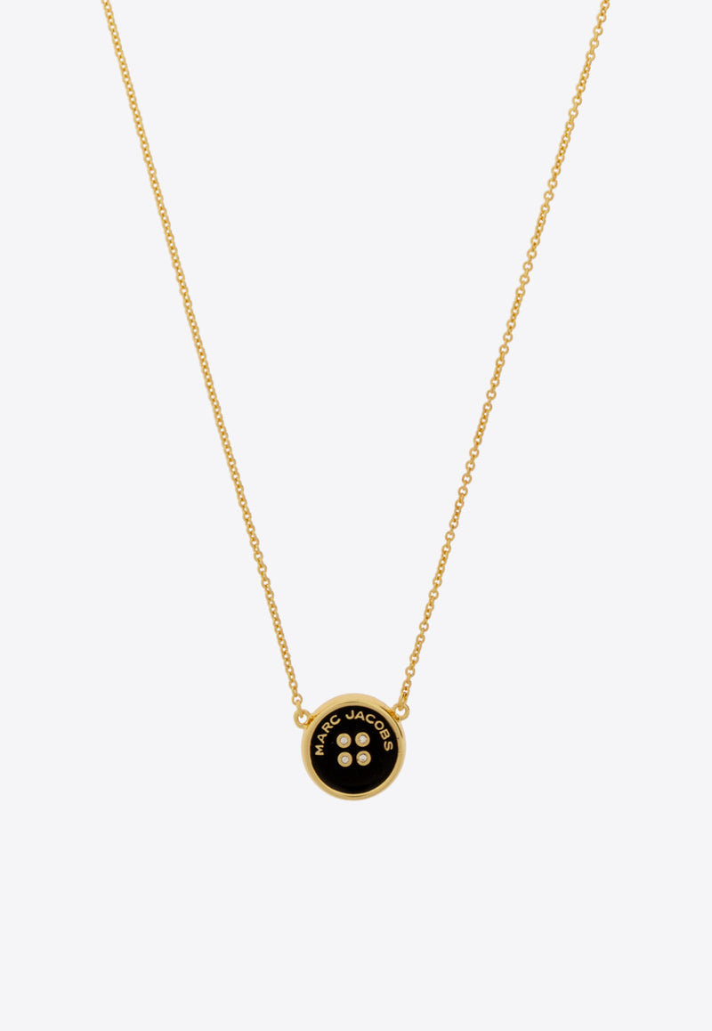 The Button Pendant Chain Necklace 2R4JNC001J38 0-972 Gold