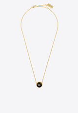 The Button Pendant Chain Necklace 2R4JNC001J38 0-972 Gold