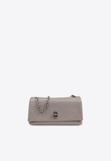 The Mini Dual Chain Leather Shoulder Bag 2R4SMN003S02 0-055 Gray