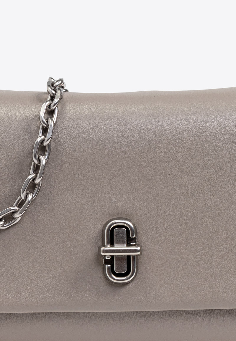 The Mini Dual Chain Leather Shoulder Bag 2R4SMN003S02 0-055 Gray