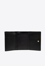 The Logo-Embossed Leather Wallet 2R4SMP006S02 0-001 Black