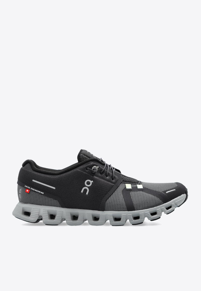 On Running Cloud 5 Push Low-Top Sneakers Black 6997739 0-ROCK BLACK