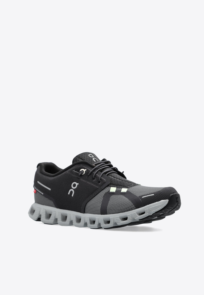 On Running Cloud 5 Push Low-Top Sneakers Black 6997739 0-ROCK BLACK