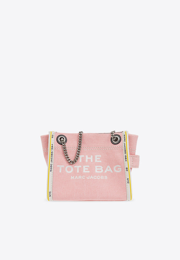 The Denim Logo-Embroidered Tote Bag 2F4HCR016H05 0-669 Pink