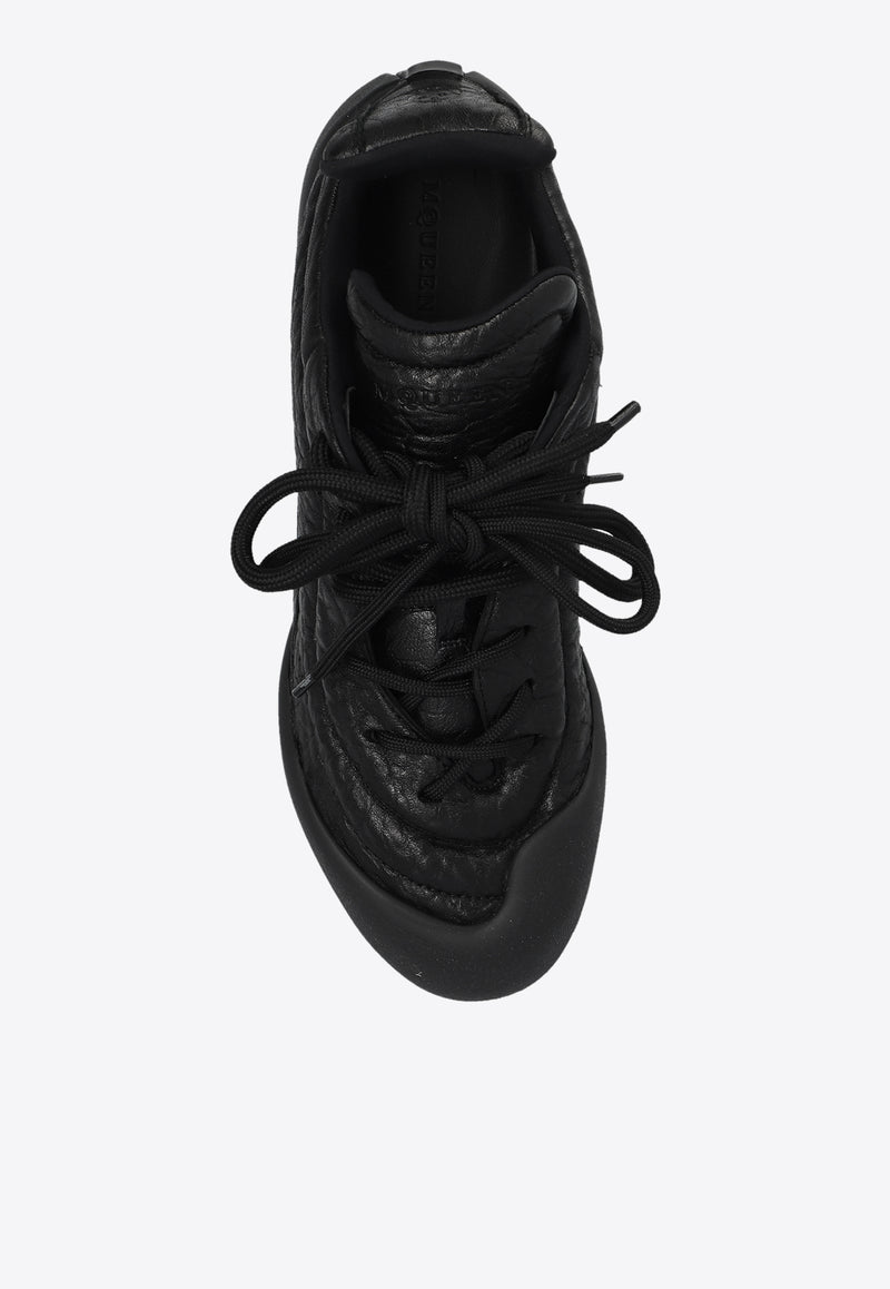 Alexander McQueen Flexion Lace-Up Sneakers Black 807874 WHABE-1000