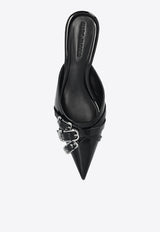 Marc Jacobs The Emma 35 Leather Mules Black 2S4FPM001F19 0-001