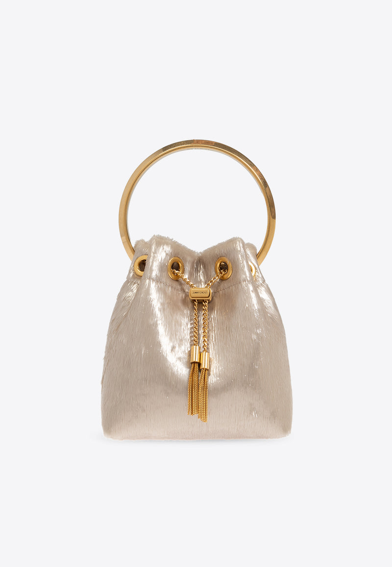 Bon Bon Top Handle Bag Jimmy Choo BON BON TSW-CHAMPAGNE GOLD