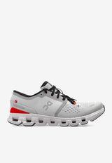 On Running Cloud X 4 Low-Top Sneakers Gray 3ME3004 0-2905 SILVER FLAME