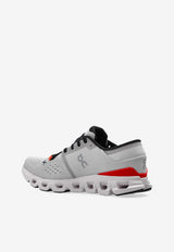 On Running Cloud X 4 Low-Top Sneakers Gray 3ME3004 0-2905 SILVER FLAME