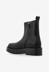 Bottega Veneta Torino Leather Ankle Boots Black 808015 V4QK0-1000