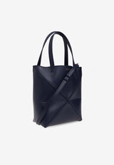 Loewe Mini Puzzle Calfskin Tote Bag Navy A657V25X01 0-ABYSS BLUE