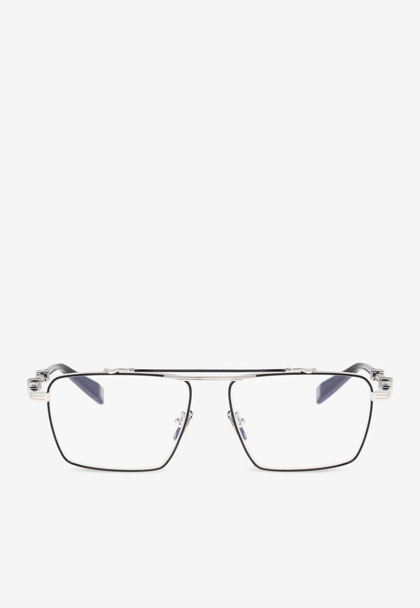 Balmain Brigade 6 Rectangular Glasses Clear BPX-149D-56 0-0