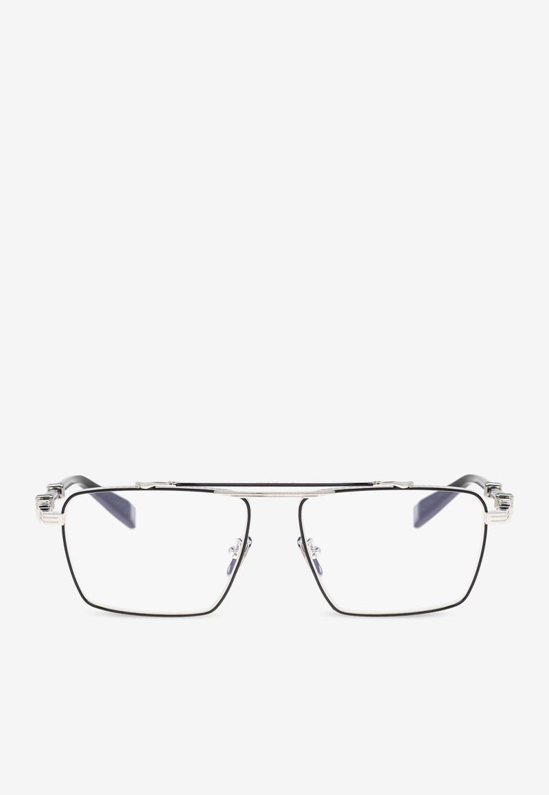 Balmain Brigade 6 Rectangular Glasses Clear BPX-149D-56 0-0