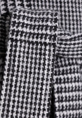 Dolce & Gabbana Single-Breasted Houndstooth Check Coat Gray F0E2DT FQMKH-S8100