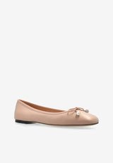 Jimmy Choo Elme Nappa Leather Ballet Flats Pink ELME FLAT NAP-MACARON