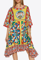 Dolce & Gabbana Carretto Print Oversized Dress Multicolor F6F1GT GDS73-HH82D