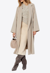 Max Mara Fornovo Flared Cashmere Belted Coat Beige FORNOVO 2421016102-004