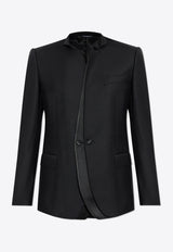 Dolce & Gabbana Single-Breasted Wool Jacket Black G2UH4T FU21E-N0000