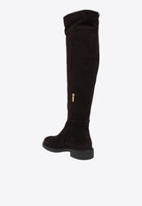 Lexington Suede Knee-High Boots Gianvito Rossi G80398 20GOM-C5LMOMO