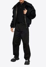 Dolce & Gabbana Chest Embroidered-Logo Polo T-shirt Black G8SG0Z G7N4P-N0000