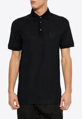 Dolce & Gabbana Chest Embroidered-Logo Polo T-shirt Black G8SG0Z G7N4P-N0000