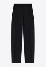 Dolce & Gabbana Stretch-Wool Straight-Leg Pants Black GYZMHT GH727-N0000