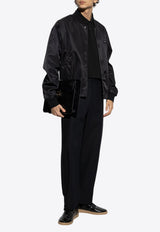 Dolce & Gabbana Logo-Patch Zip-Up Jacket Black G9VD2T FUMNQ-N0000