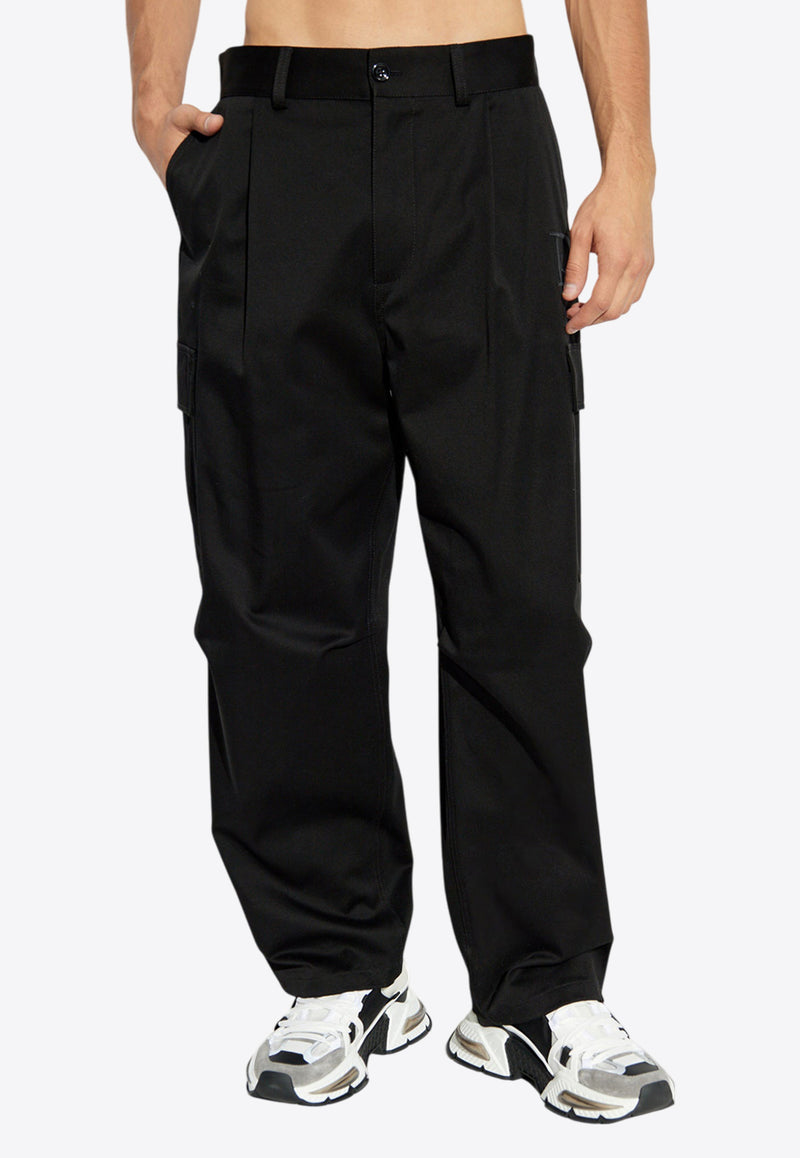 Logo-Embroidered Cargo Pants