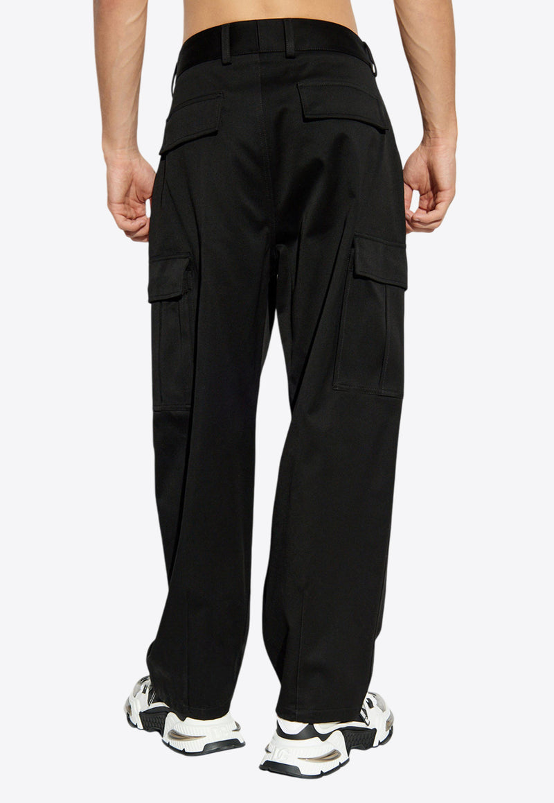 Logo-Embroidered Cargo Pants