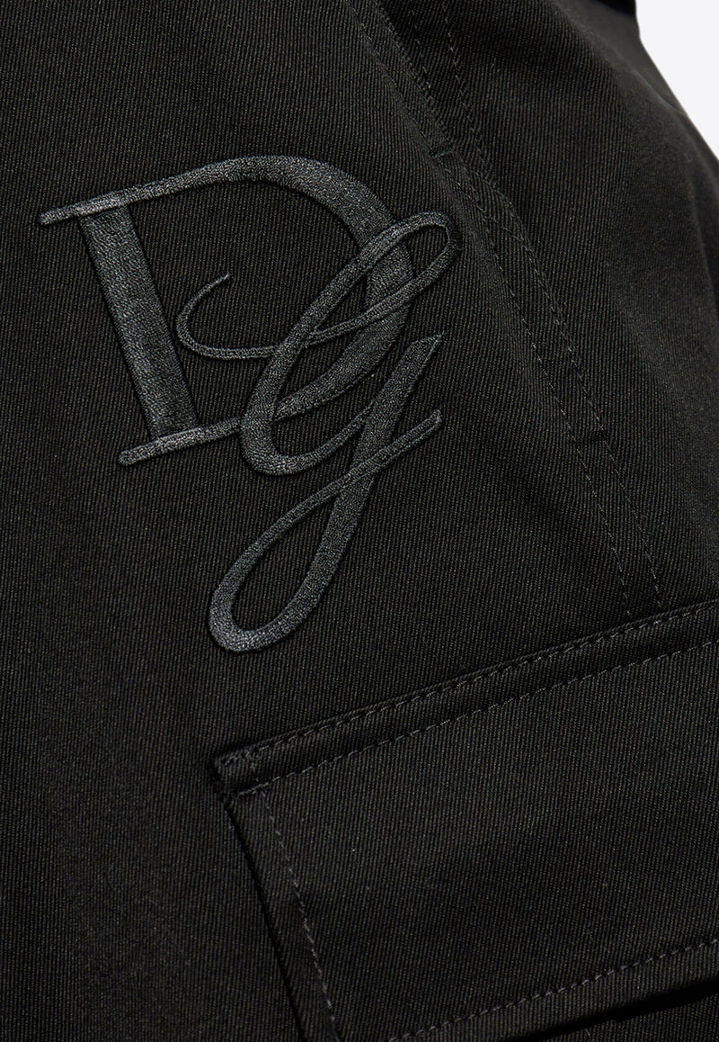 Logo-Embroidered Cargo Pants