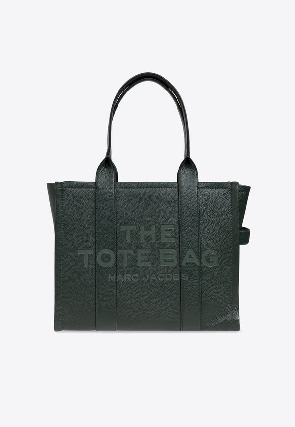 The Large Logo-Embossed Tote Bag H020L01FA21 0-308 Green