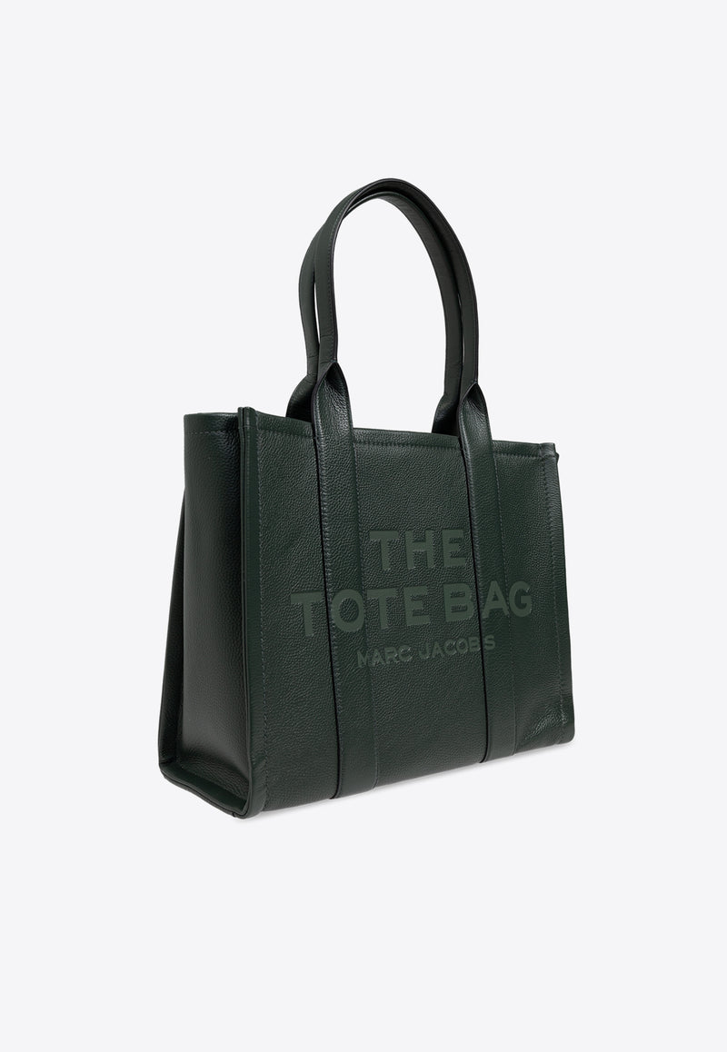 The Large Logo-Embossed Tote Bag H020L01FA21 0-308 Green